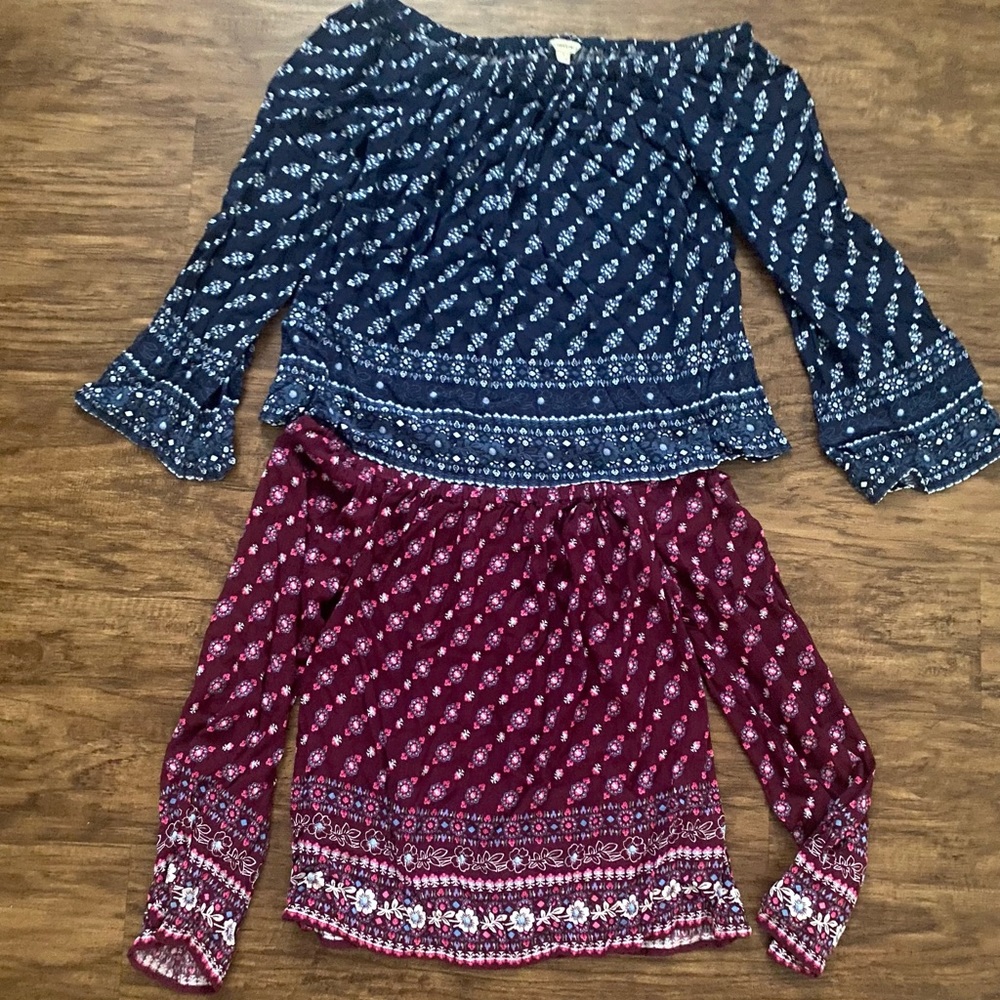 Lot of 2 Aeropostale blouses